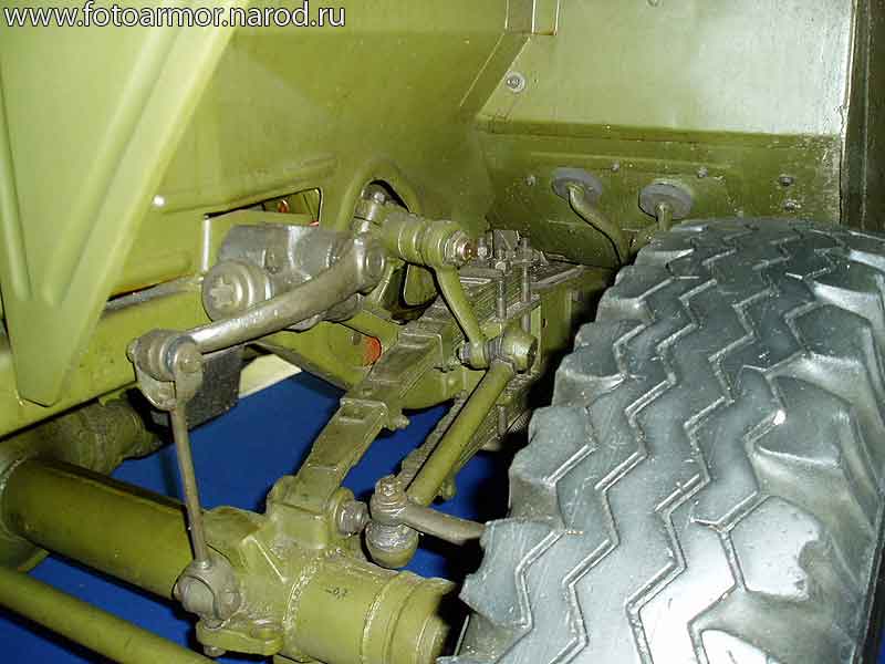 ГАЗ-67 Б. Передняяя подвеска.