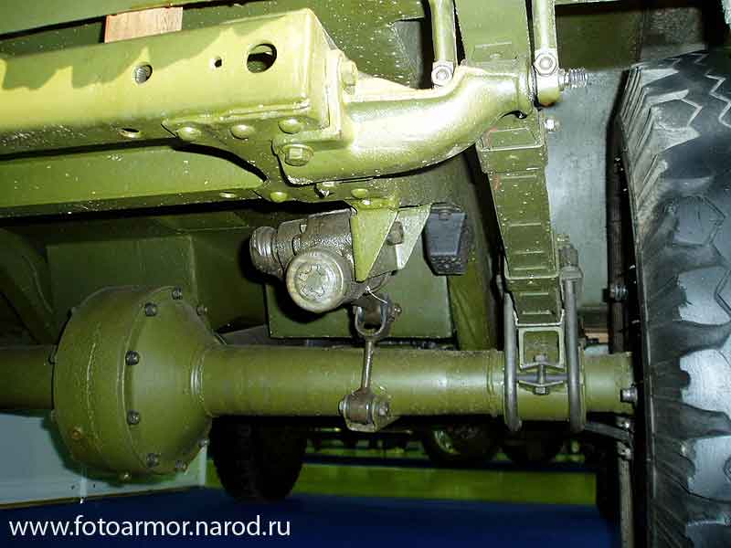 ГАЗ-67 Б. Задняя подвеска.