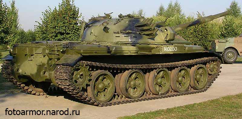 Танк Т-62 из Парка Победы в Тамбове.
